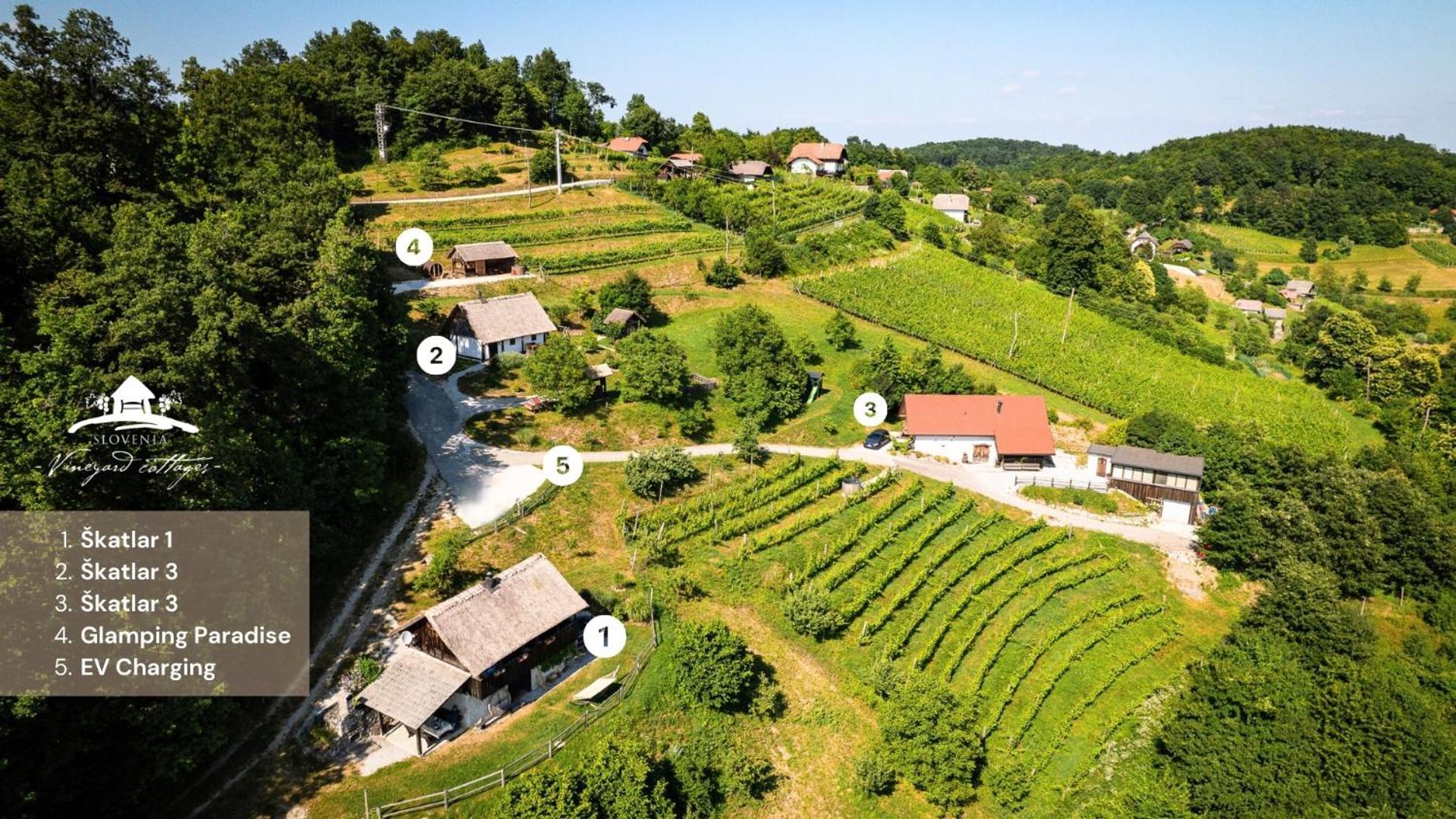 Vineyard Cottage Skatlar Оточец Экстерьер фото