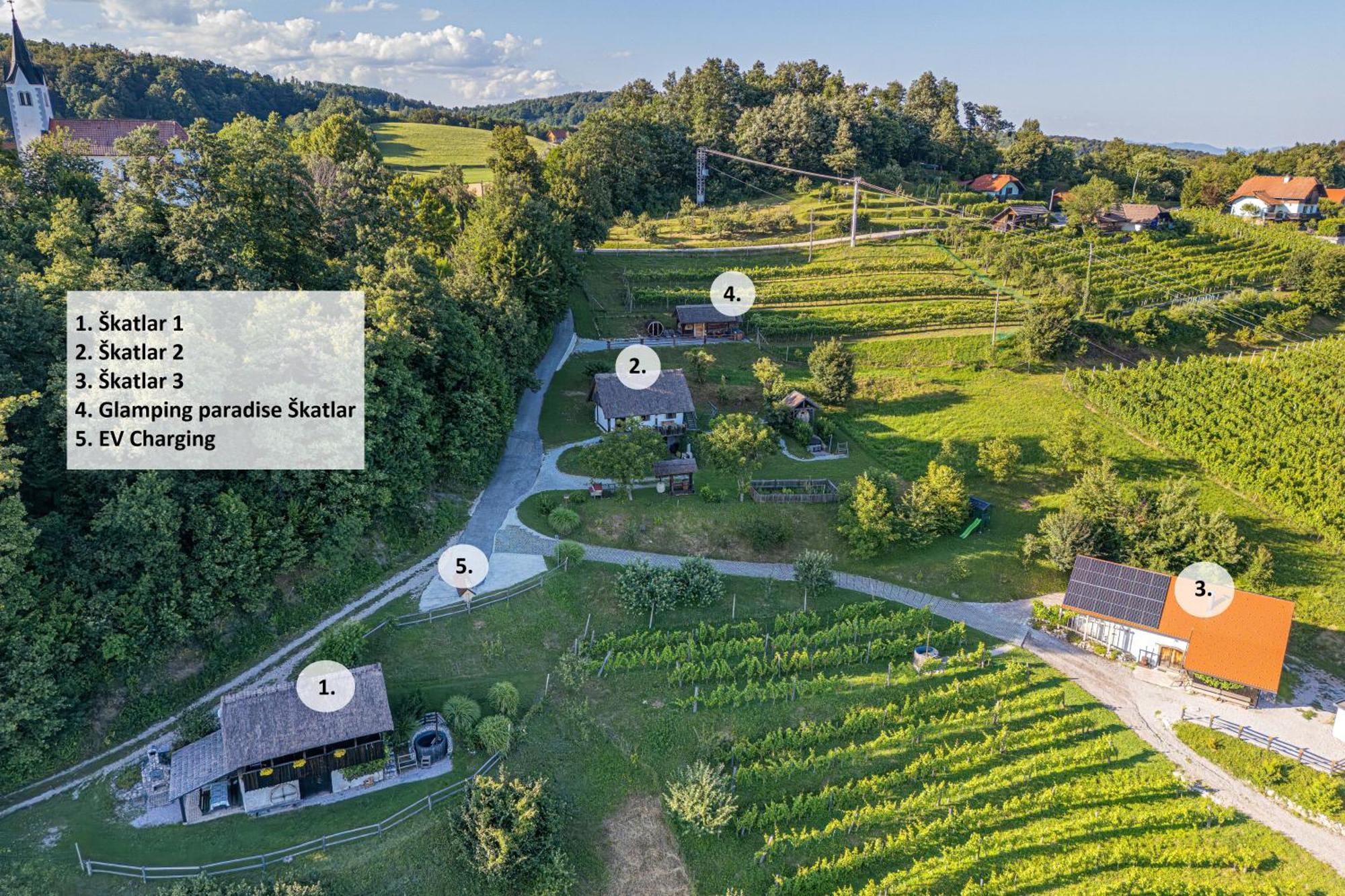 Vineyard Cottage Skatlar Оточец Экстерьер фото
